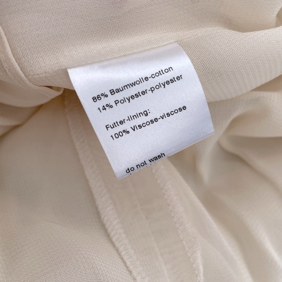 Akris Punto perforated canvas structured dress in ivory NWT - Picture 6 of 6